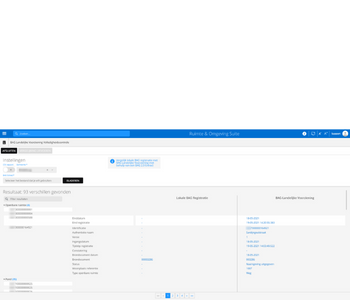 Consistentiecontrole BAG-LV