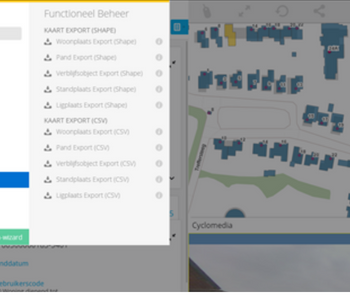 Kaart & Legacy export